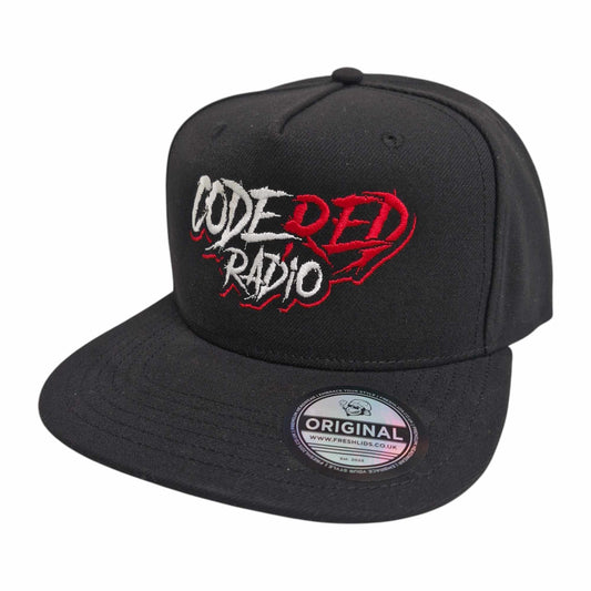 Code Red Embroidered Snapback - Black