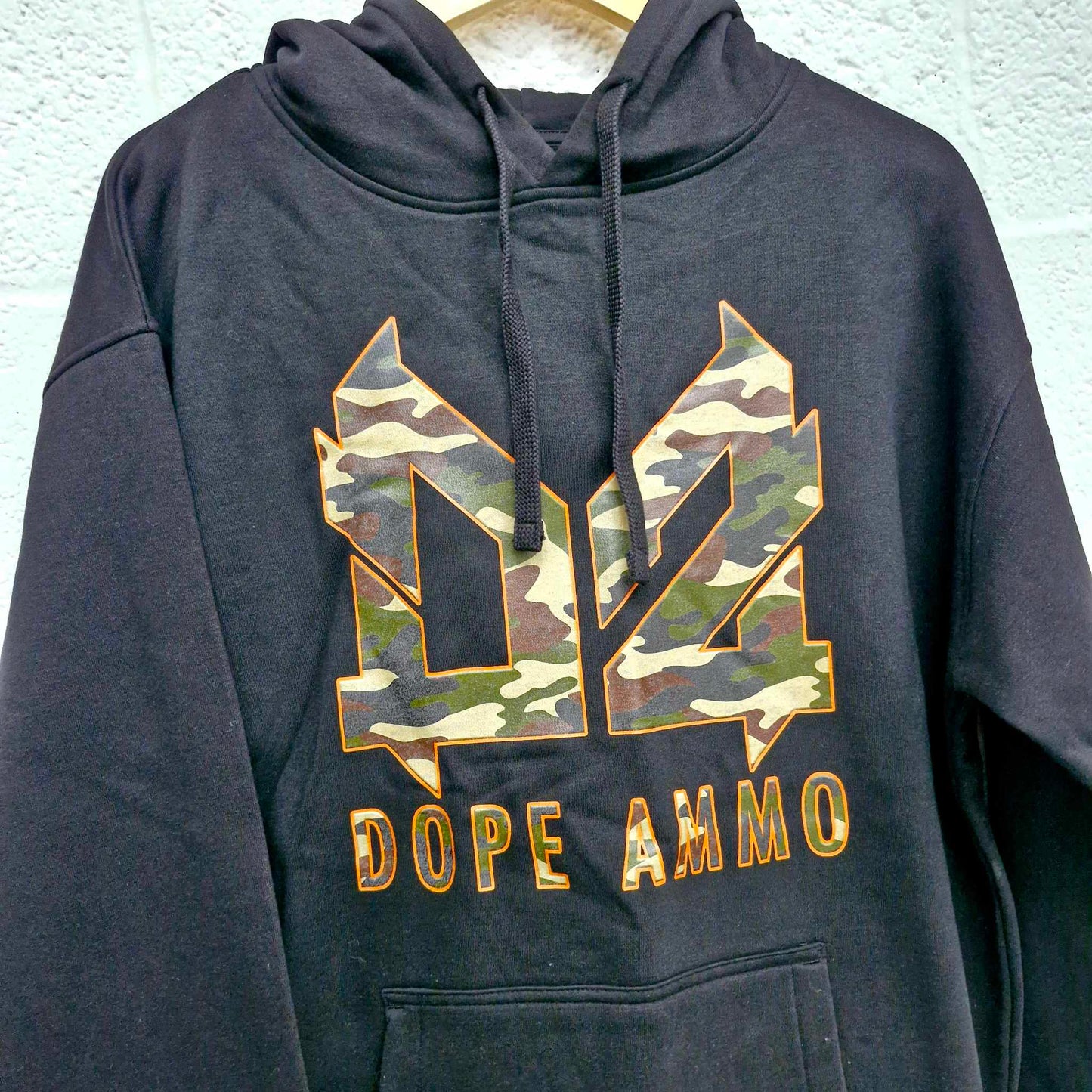 Dope Ammo Camo Hoodie - Black (L)