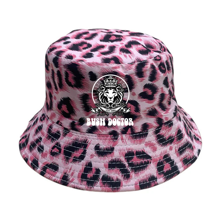 Bush Doctor Pink Leopard Bucket Hat