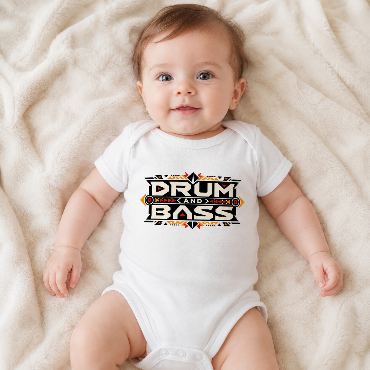 Tribal Drum & Bass Baby Vest