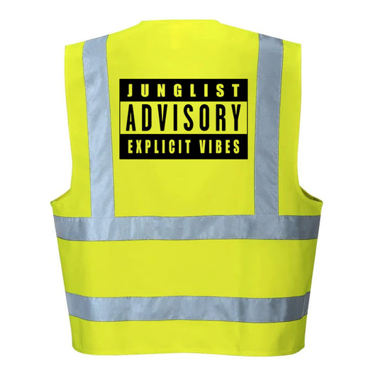 Explicit Vibes Hi-Vis Vest (Yellow)