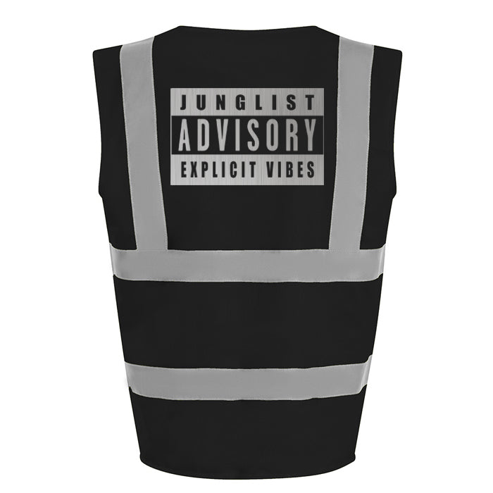 Explicit Vibes Hi-Vis Vest (Black)