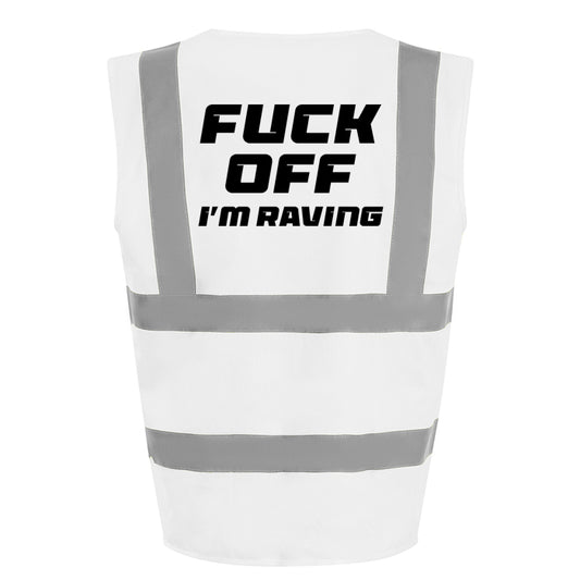 I'm Raving Hi-Vis Vest (White)