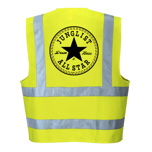 Junglist Allstar Hi-Vis Vest (Yellow)