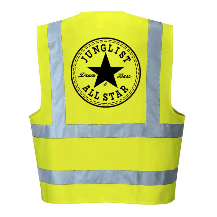 Junglist Allstar Hi-Vis Vest (Yellow)