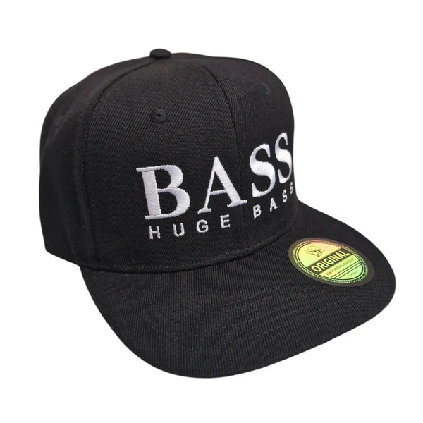 Huge Bass Snapback - Black