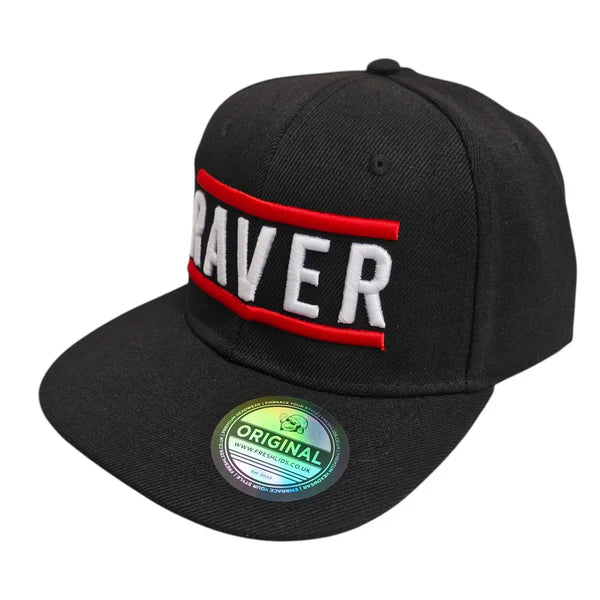 Raver Snapback - Red Line