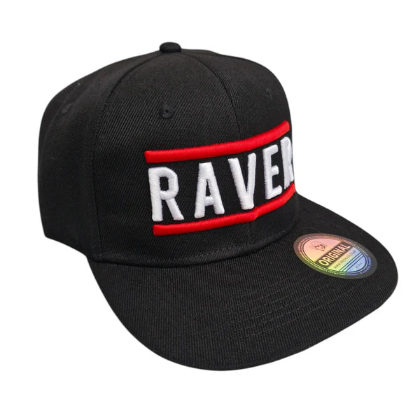 Raver Snapback - Red Line
