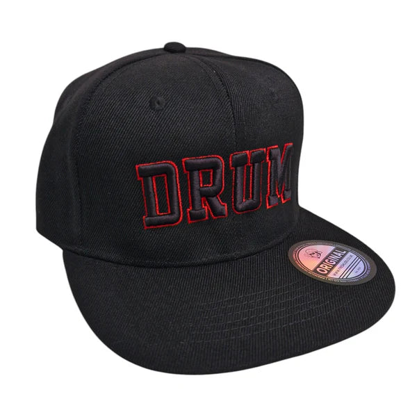 Drum Snapback - Black/Red