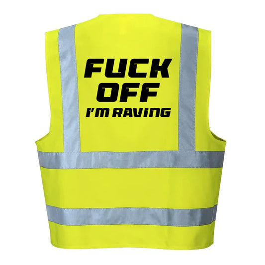 I'm Raving Hi-Vis Vest (Yellow)