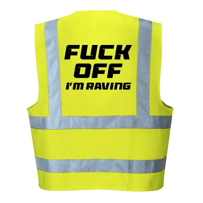 I'm Raving Hi-Vis Vest (Yellow)