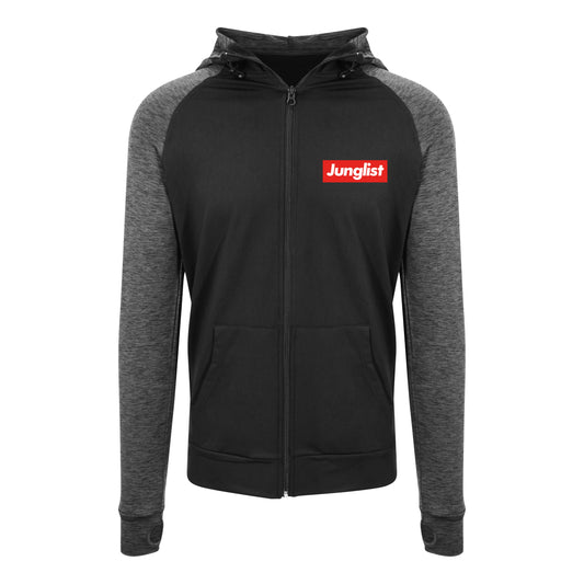 Junglist Contrast Sports Zip Hoodie (LAST FEW)