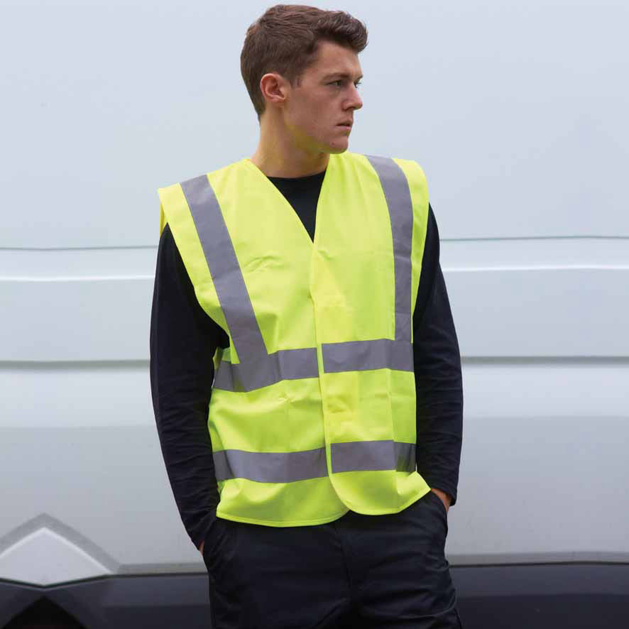 PW002 Portwest Two Band Hi-Vis Vests