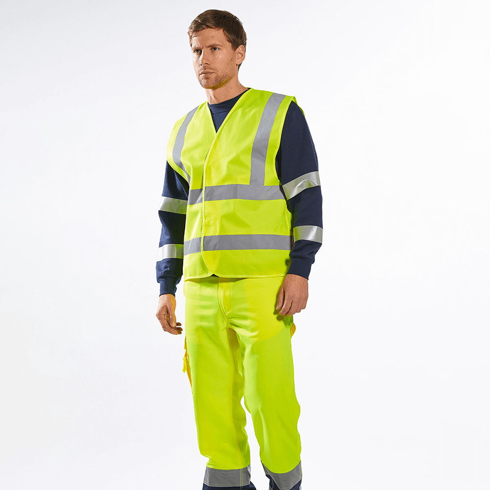 PW002 Portwest Two Band Hi-Vis Vests