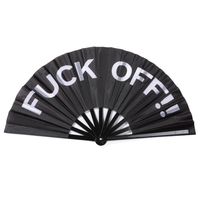 13-Inch Fuck Off Hand Fan