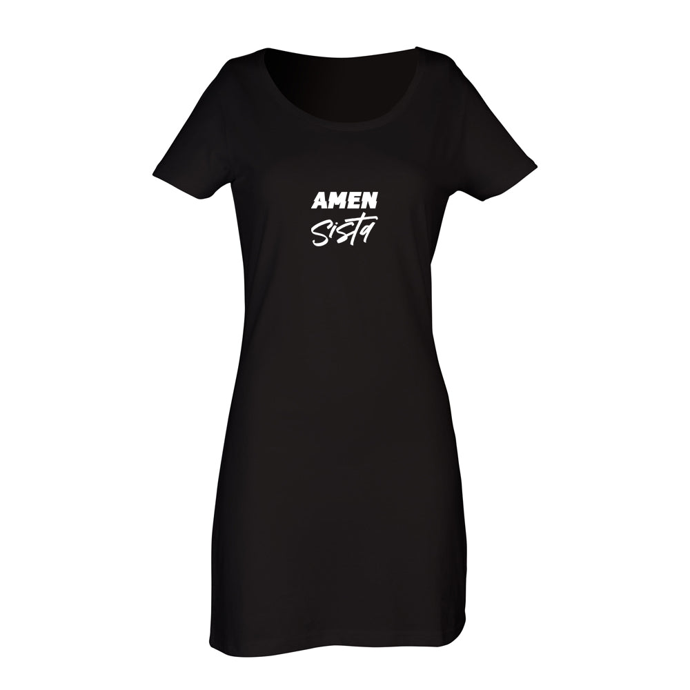 'Amen Sista' Women's T-Shirt Dress