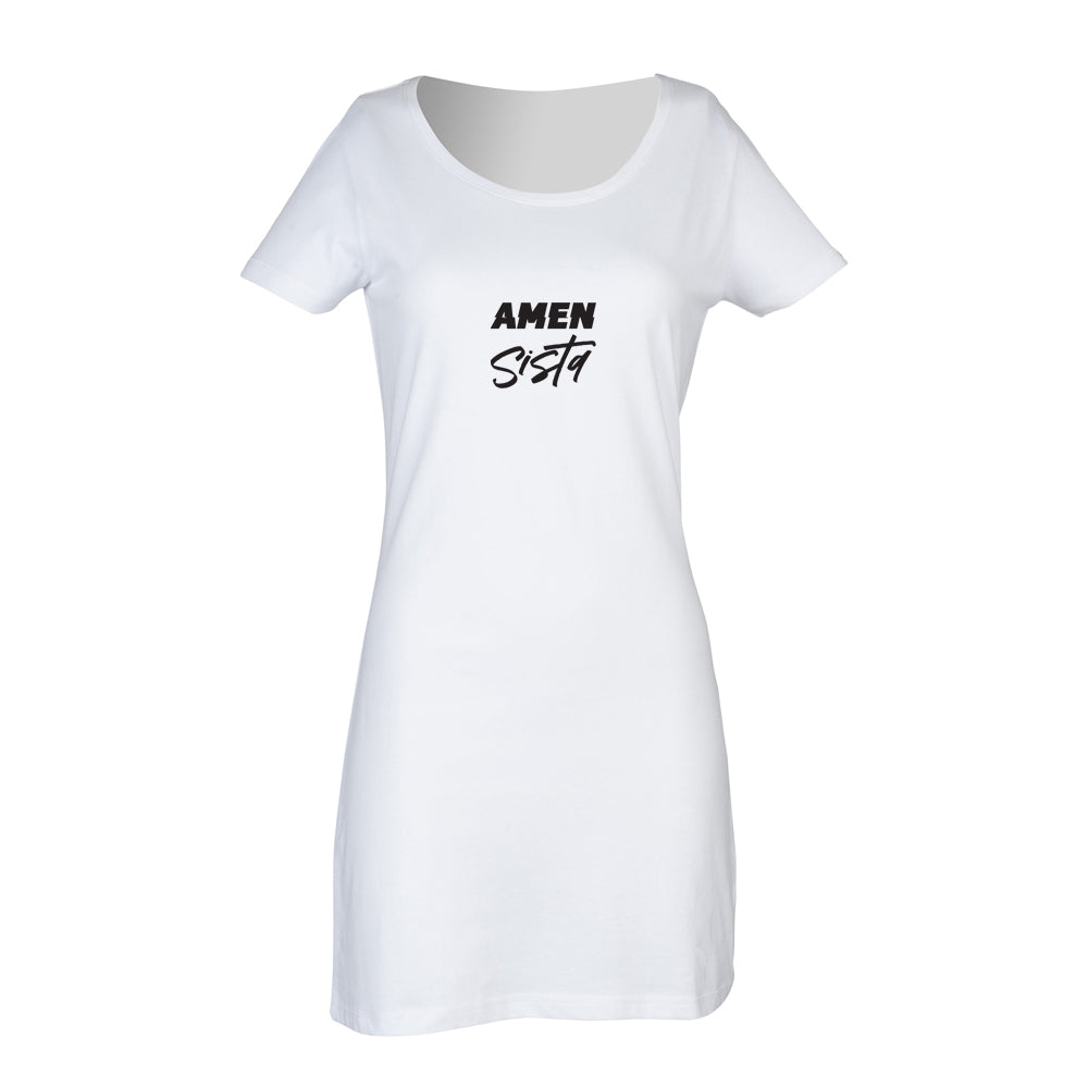 'Amen Sista' Women's T-Shirt Dress
