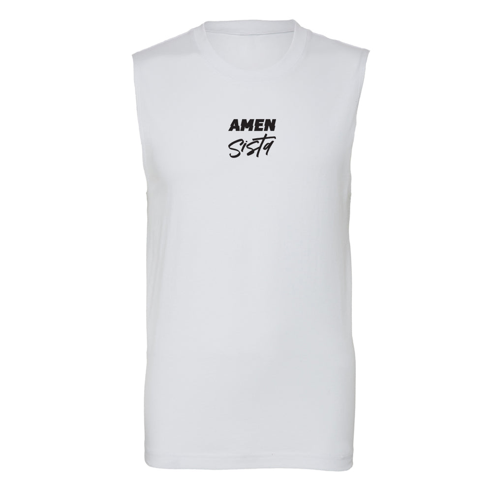 'Amen Sista' Women's Muscle Tank Vest
