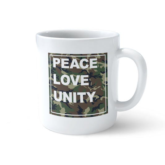 Peace, Love, Unity Mug