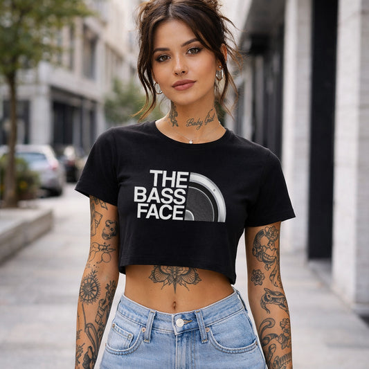 Bass Face Crop Top