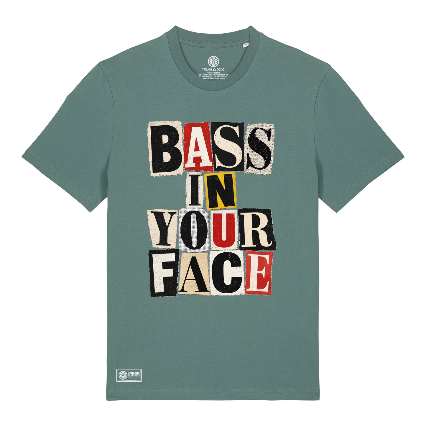 Bass In Your Face Organic T-Shirt
