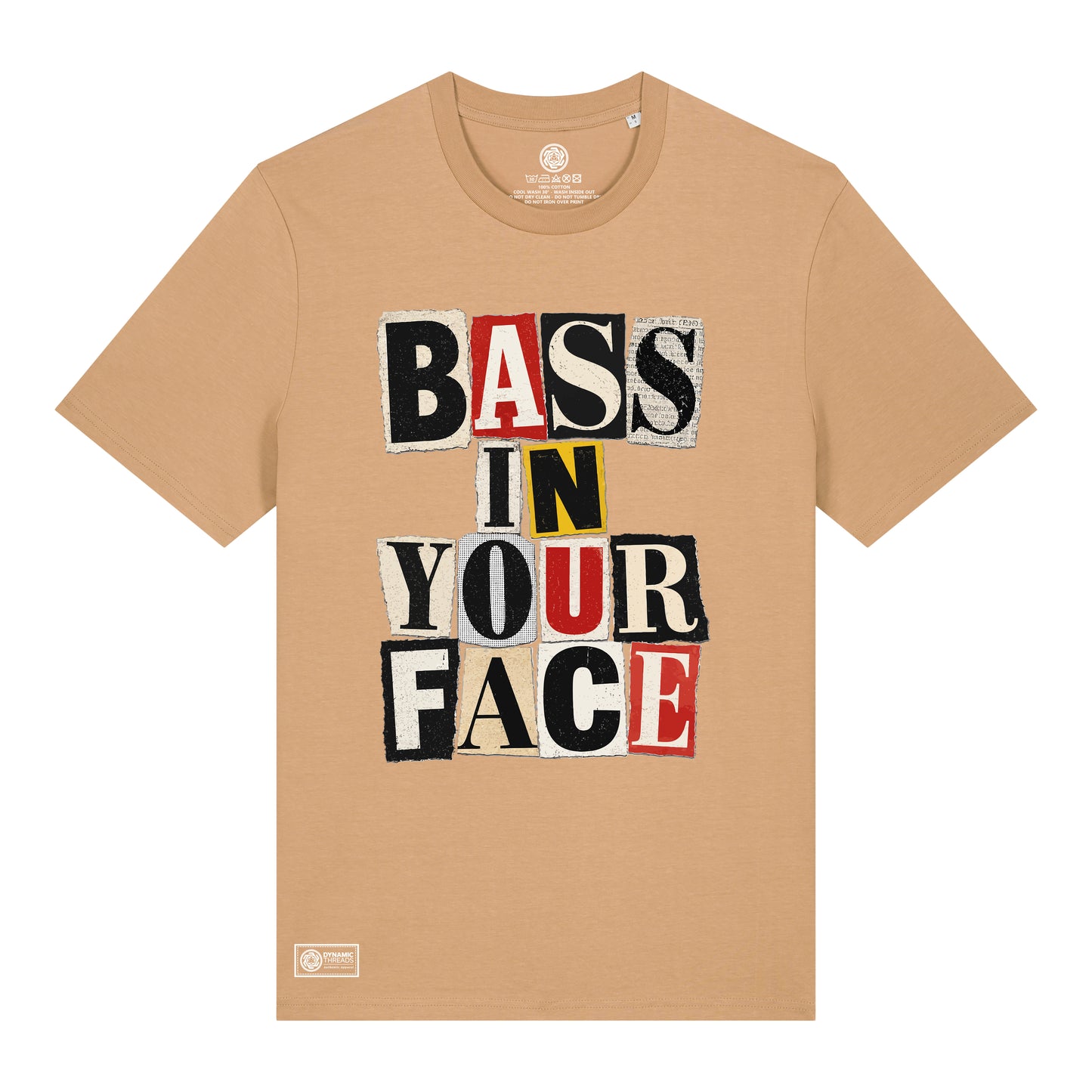 Bass In Your Face Organic T-Shirt