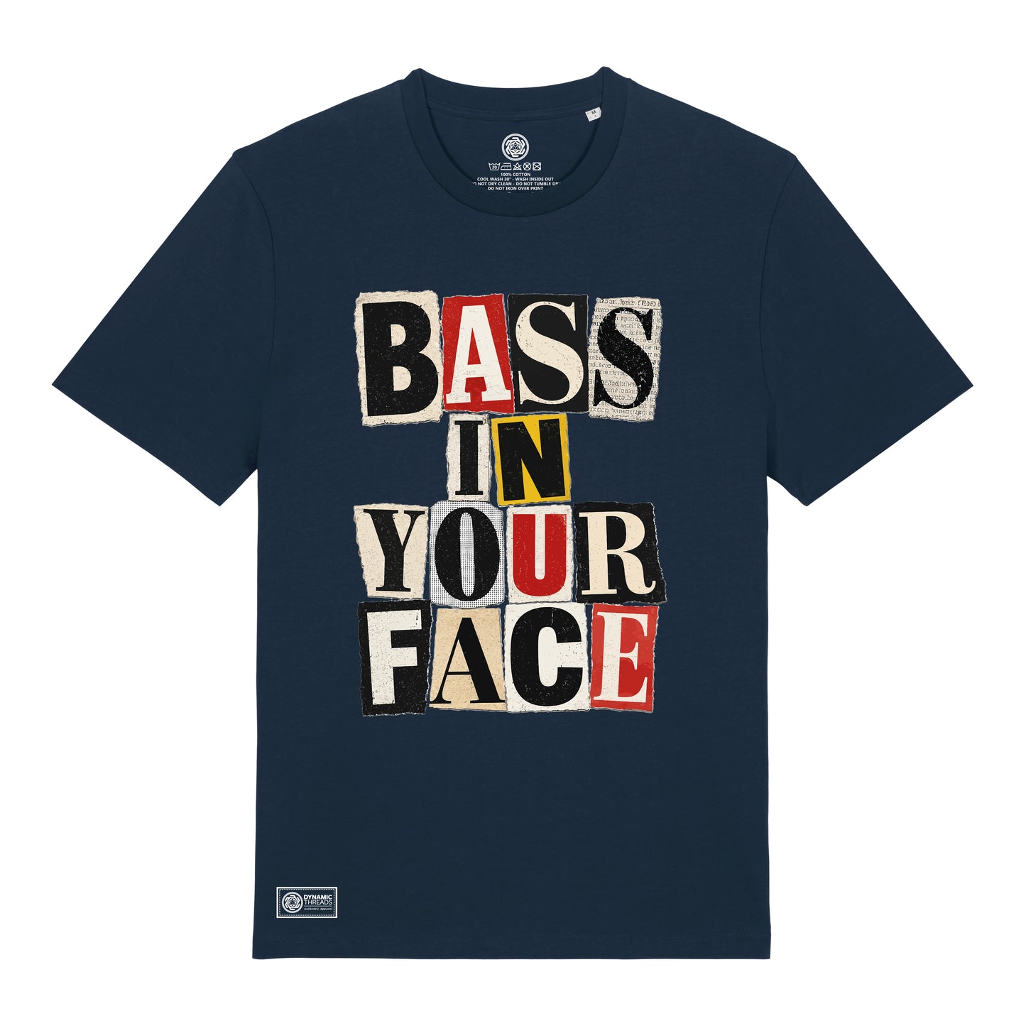 Bass In Your Face Organic T-Shirt