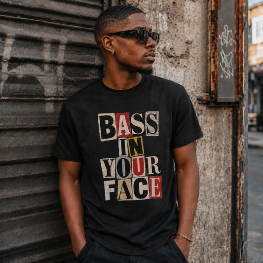 Bass In Your Face Organic T-Shirt