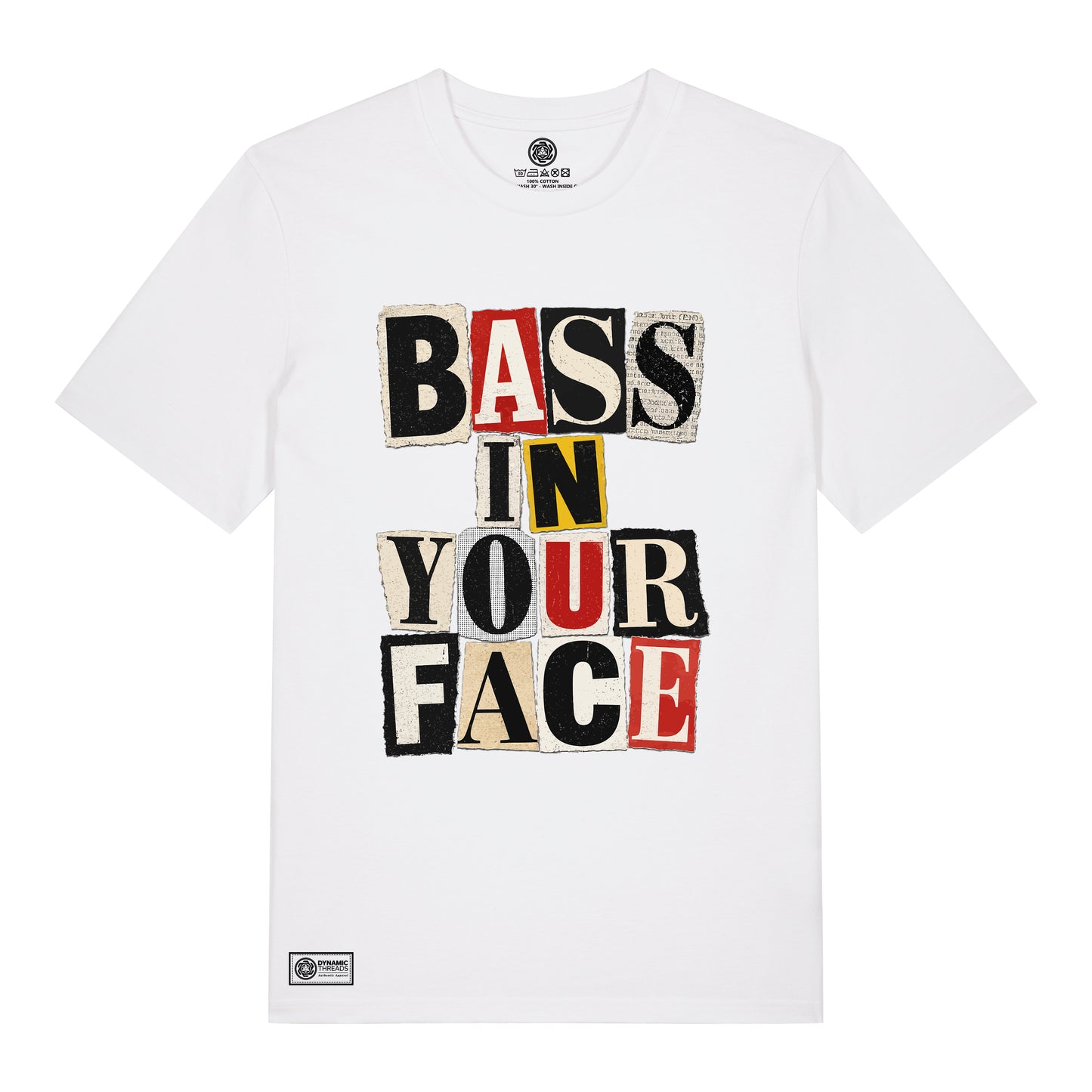 Bass In Your Face Organic T-Shirt