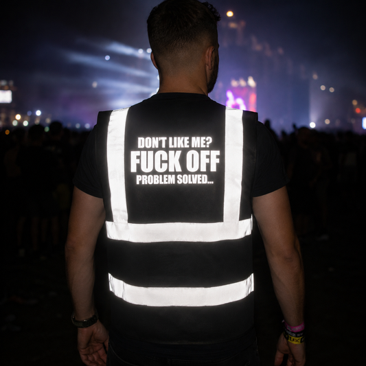 Problem Solved Hi-Vis Vest (Black)