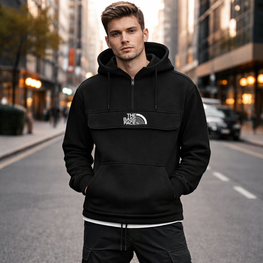 Bass Face Pullover Hoodie
