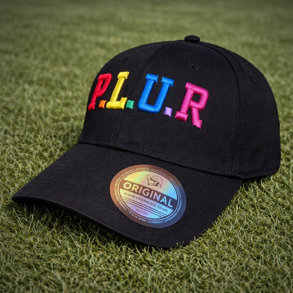 P.L.U.R Rainbow Baseball Cap