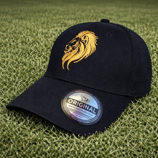 Lion Head Baseball Cap - Gold