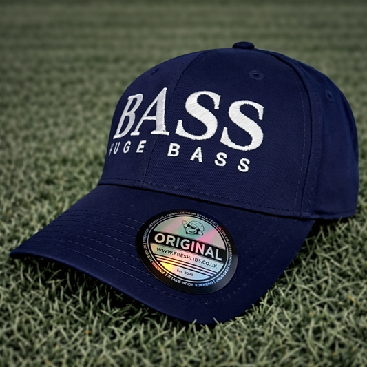Huge Bass Baseball Cap - Navy