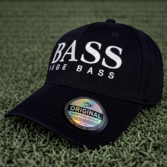 Huge Bass Baseball Cap - Black