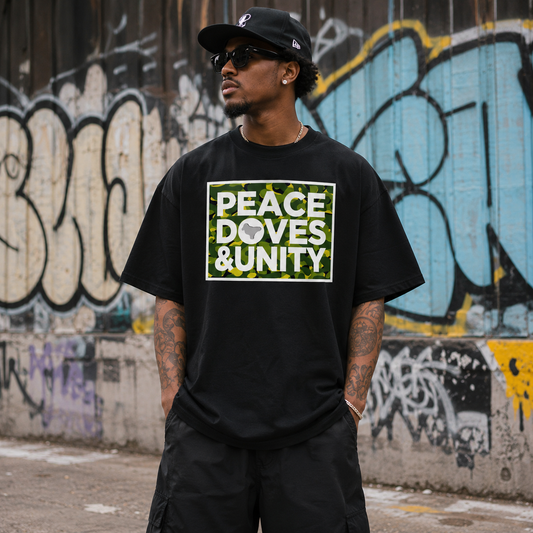 Peace, Doves & Unity Oversized T-Shirt