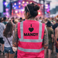 I Love Mandy Hi-Vis Vest (Pink)