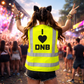 I Love DnB Hi-Vis Vest (Yellow)