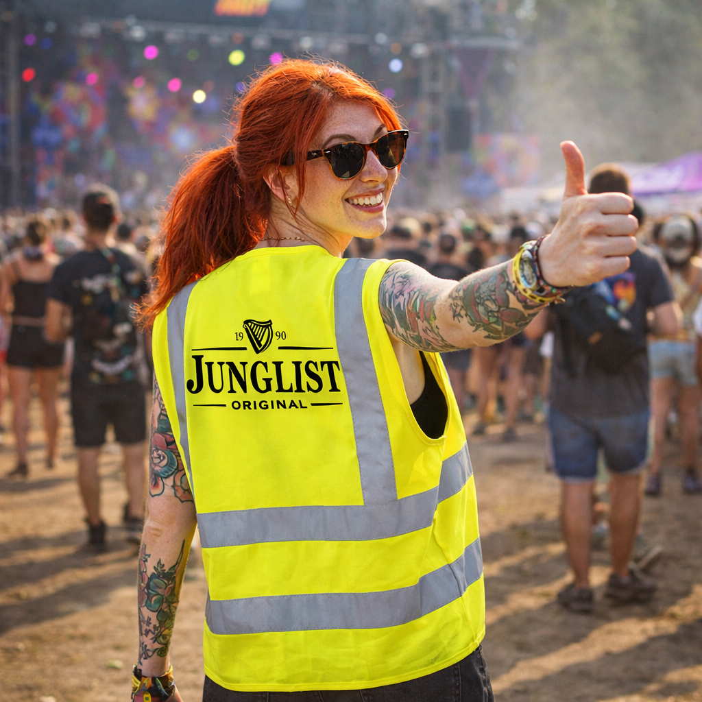 Junglist Hi-Vis Vest (Yellow)
