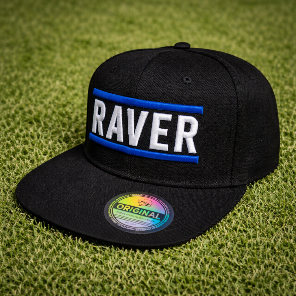 Raver Snapback - Blue Line