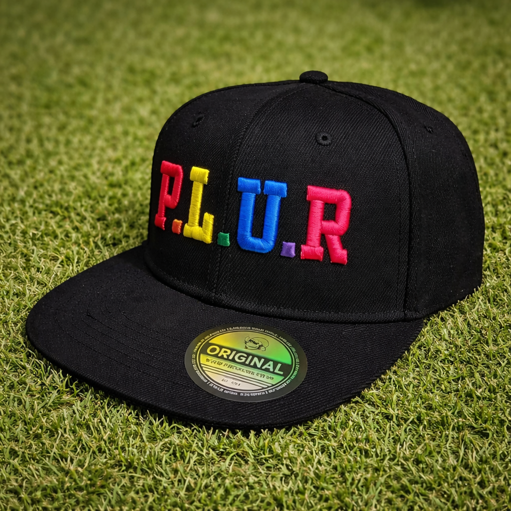 P.L.U.R Rainbow Snapback