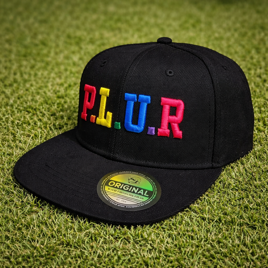 P.L.U.R Rainbow Snapback