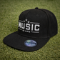 Music Is Life Snapback - Black