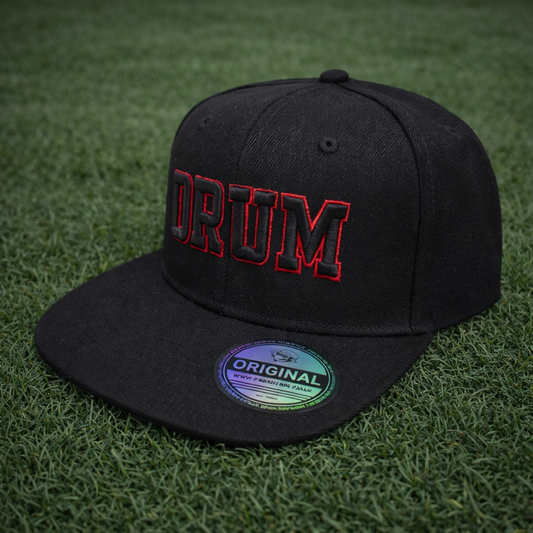 Drum Snapback - Black/Red