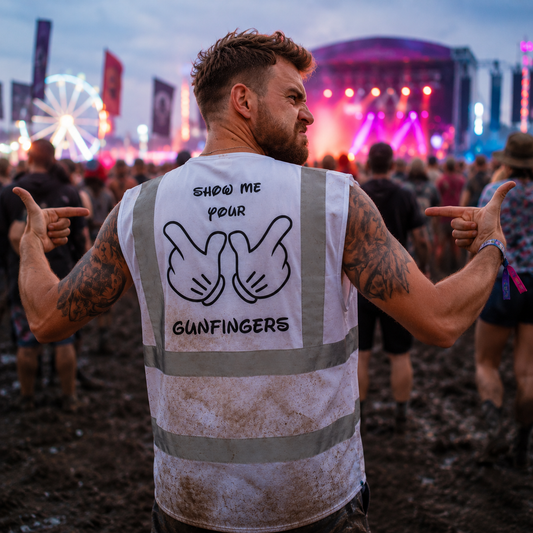 Gunfingers Hi-Vis Vest (White)
