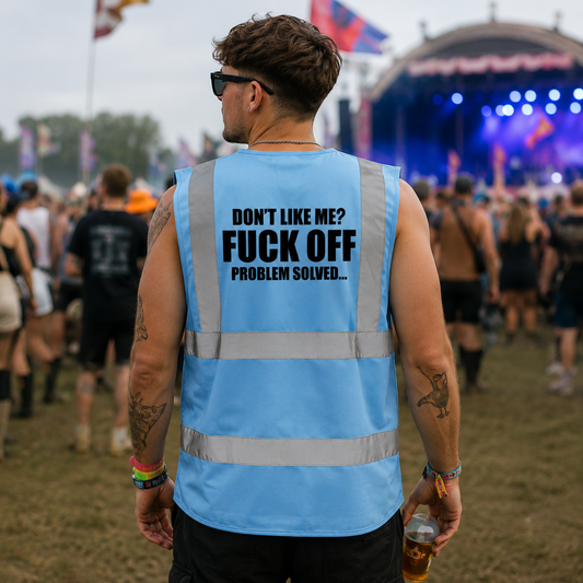 Problem Solved Hi-Vis Vest (Blue)