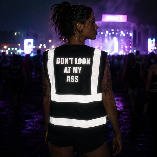 Don't Look Hi-Vis Vest (Black)