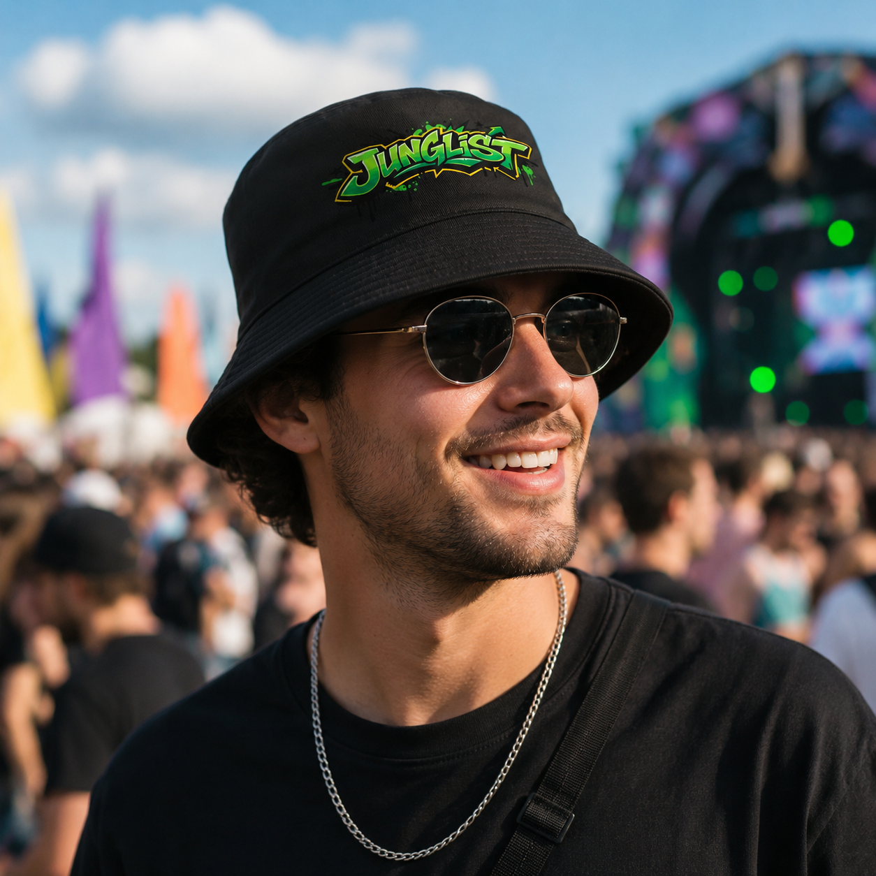 Junglist Graffiti Bucket Hat