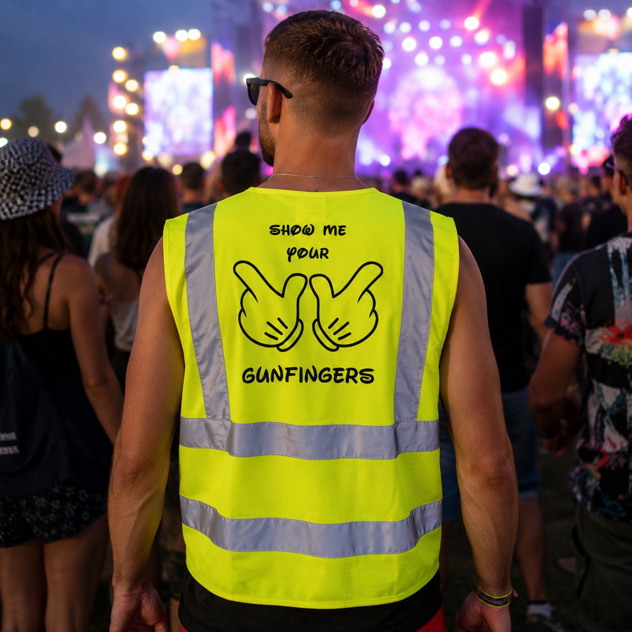 Gunfingers Hi-Vis Vest (Yellow)