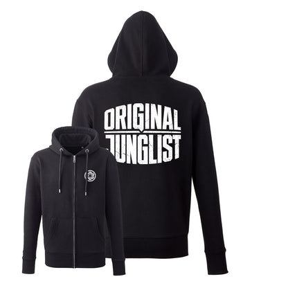 Distressed Original Junglist Premium Zip Hoodie